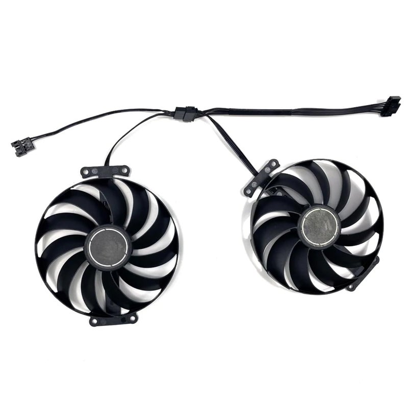 LTANDBR مروحة تبريد بطاقة الرسوميات RTX3070 3060Ti من ASUS GeForce 2PCS 95mm 7PIN T129215SU FDC10U12S9-C 12V 0.5A - Image 5